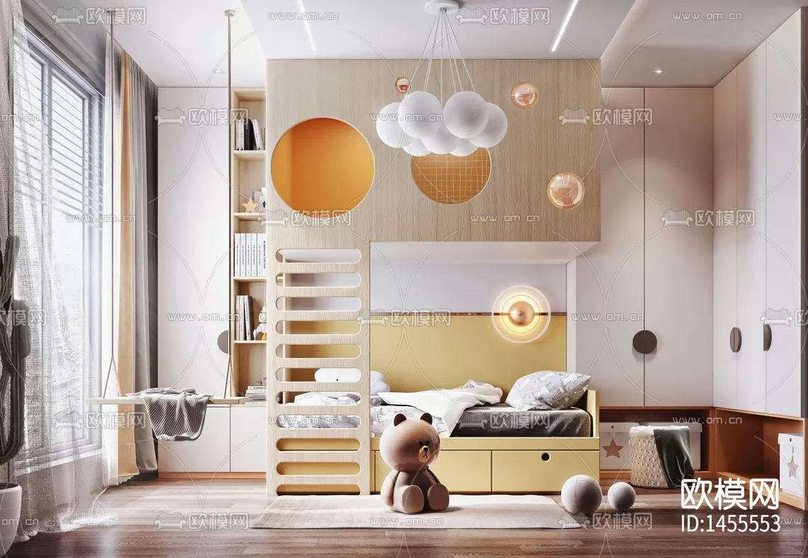 Children Room 3D Scenes – 0401 Children Room 3D Scenes – 0401