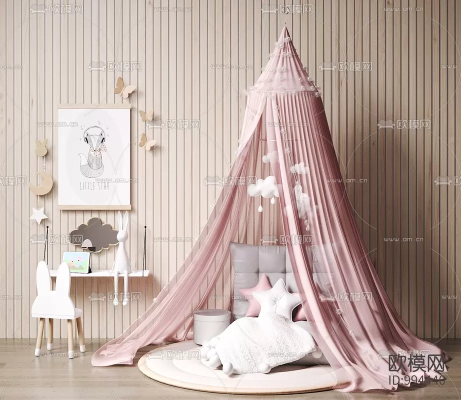 Children Room 3D Scenes – 0403 Children Room 3D Scenes – 0403