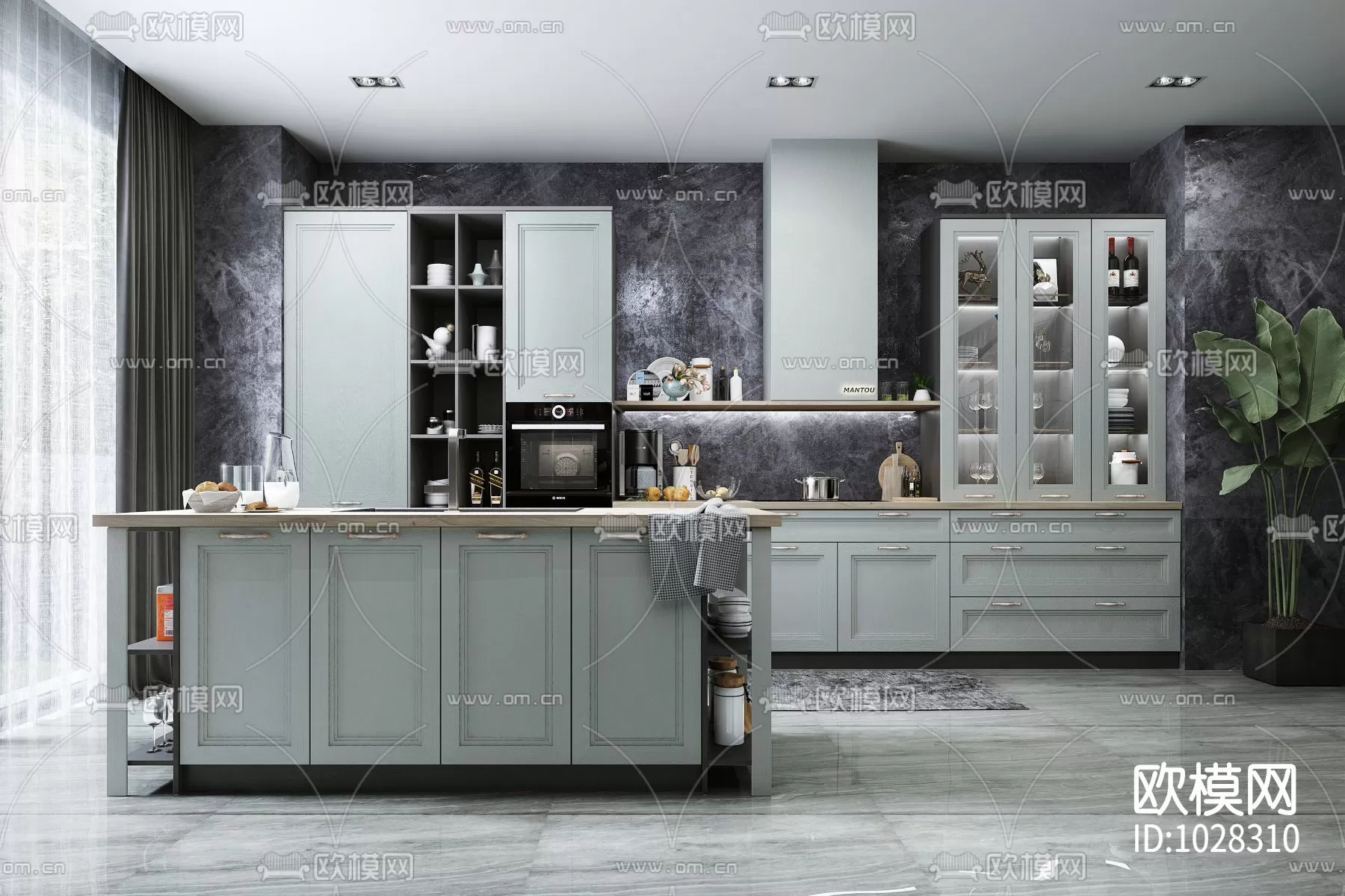 Kitchen 3D Scenes – 0535