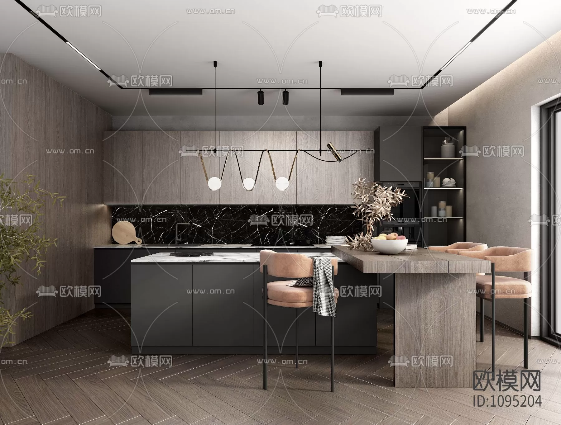 Kitchen 3D Scenes – 0536
