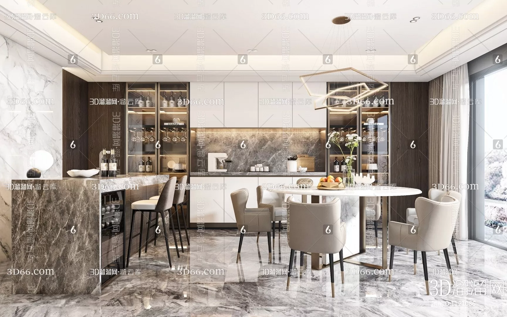 Kitchen 3D Scenes – 0538