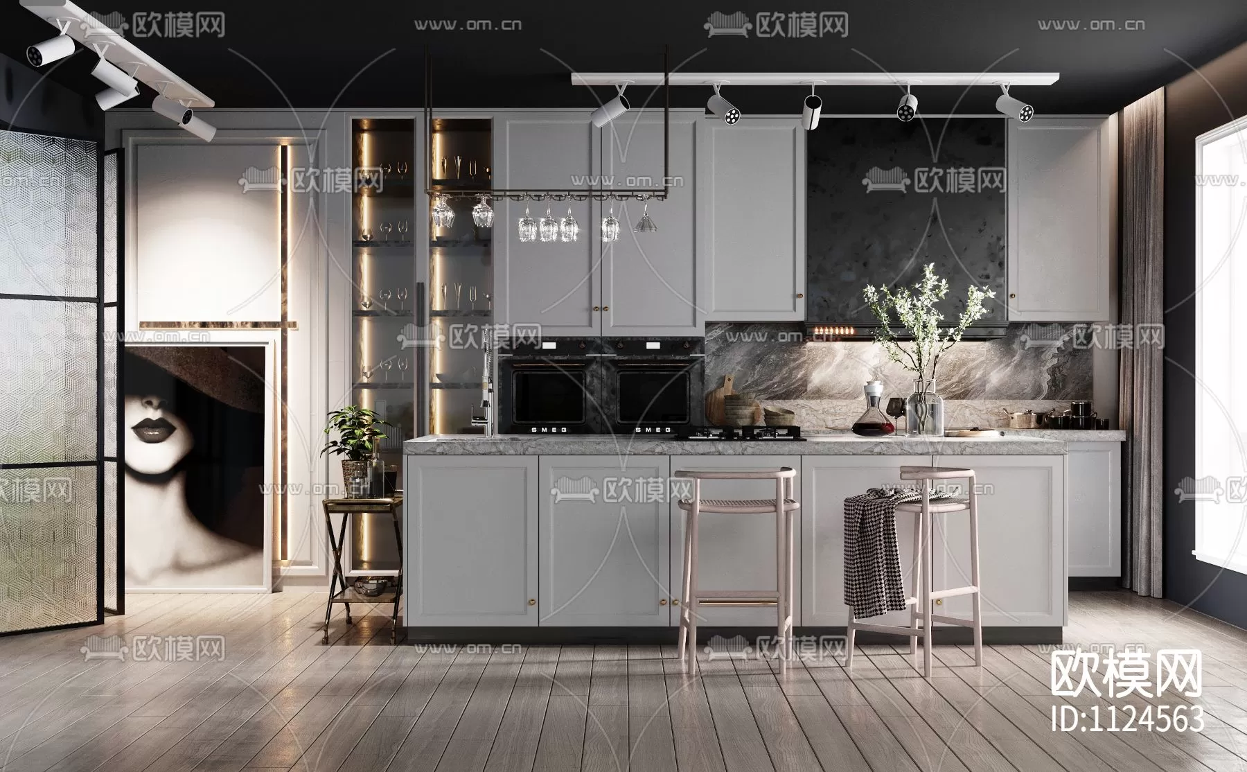 Kitchen 3D Scenes – 0541