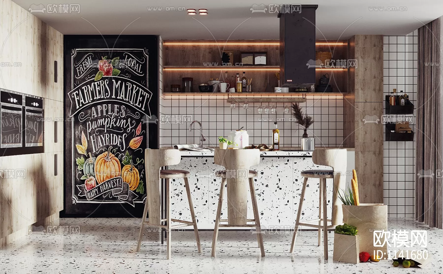 Kitchen 3D Scenes – 0544