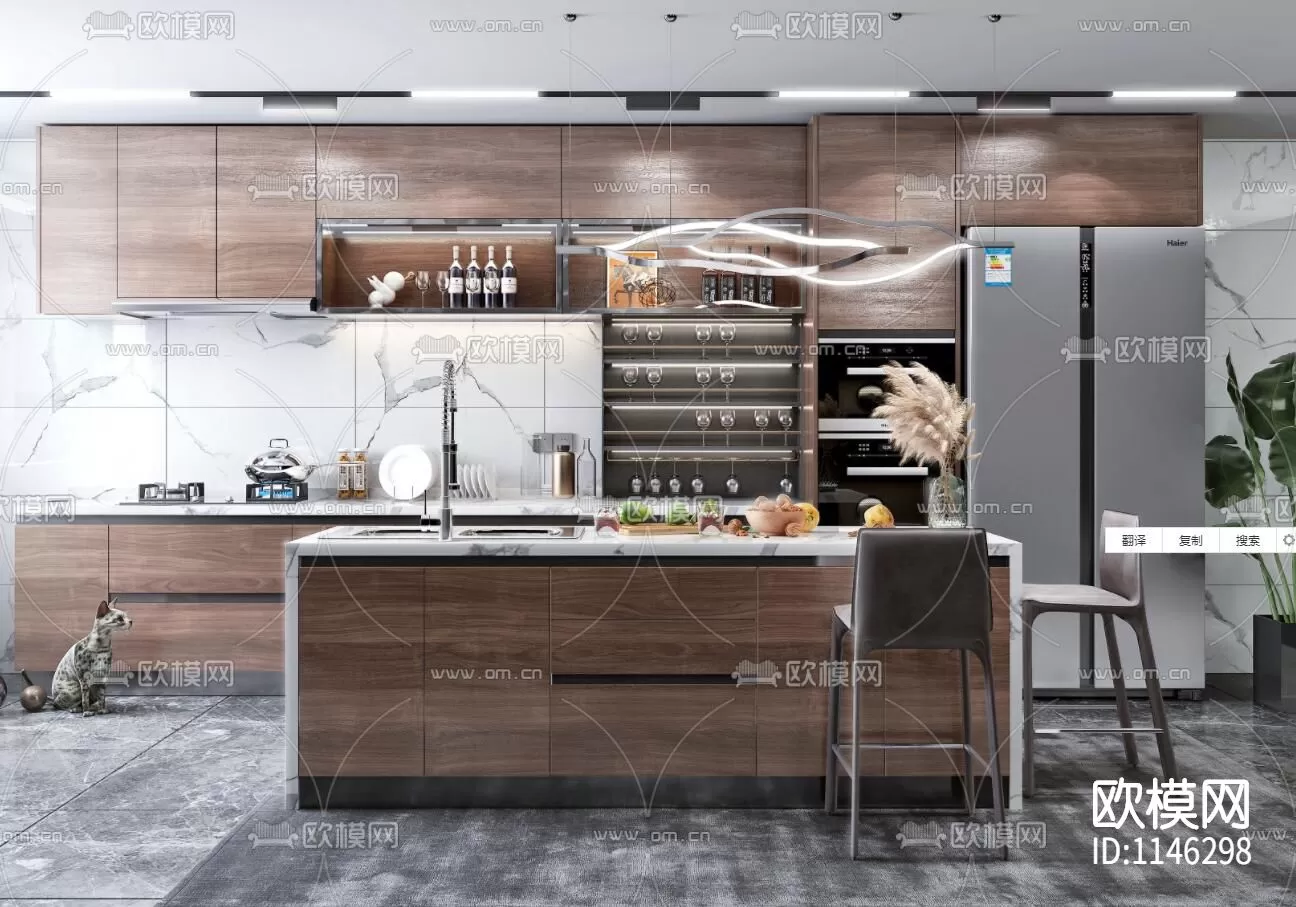 Kitchen 3D Scenes – 0546