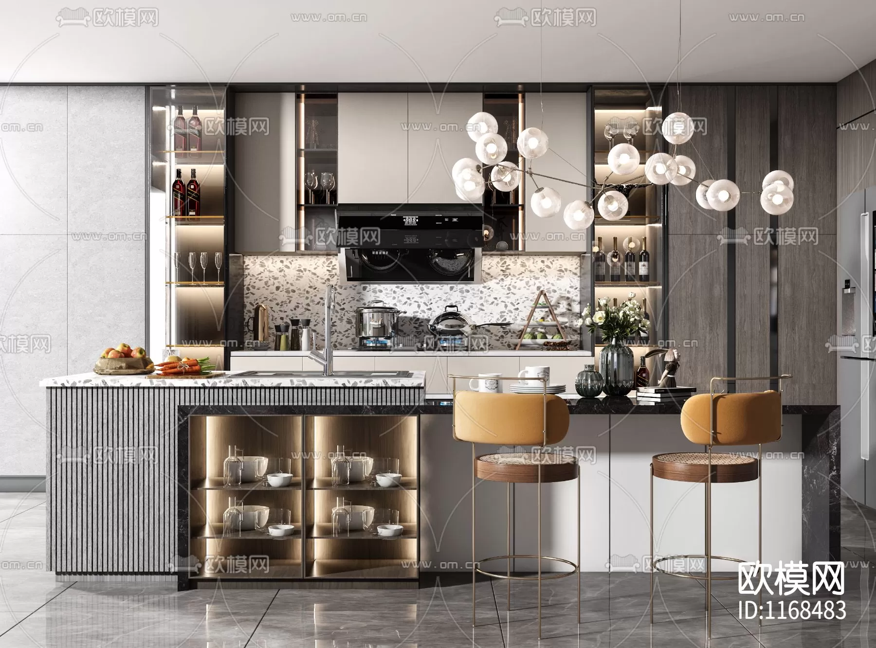 Kitchen 3D Scenes – 0547