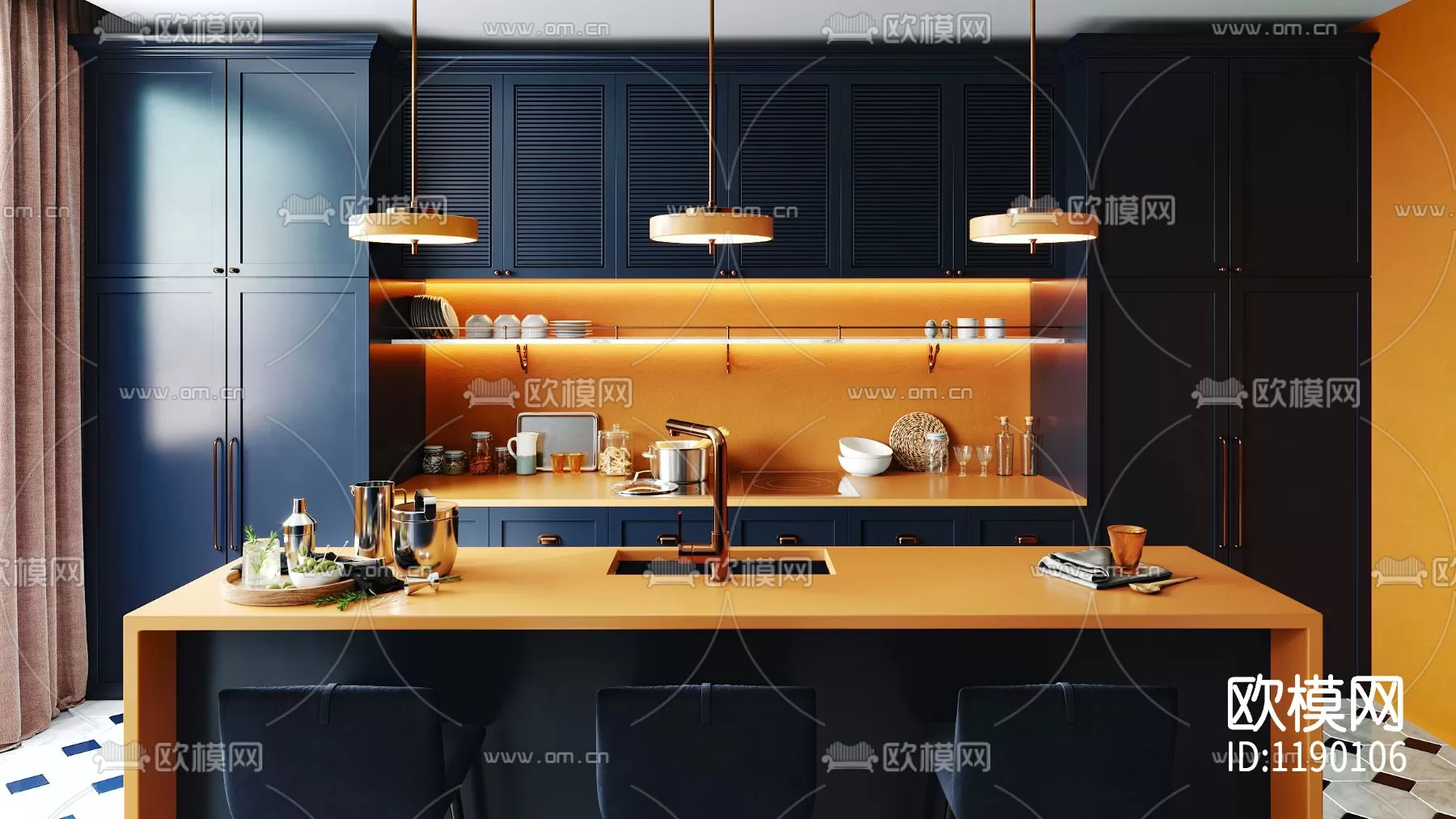 Kitchen 3D Scenes – 0550