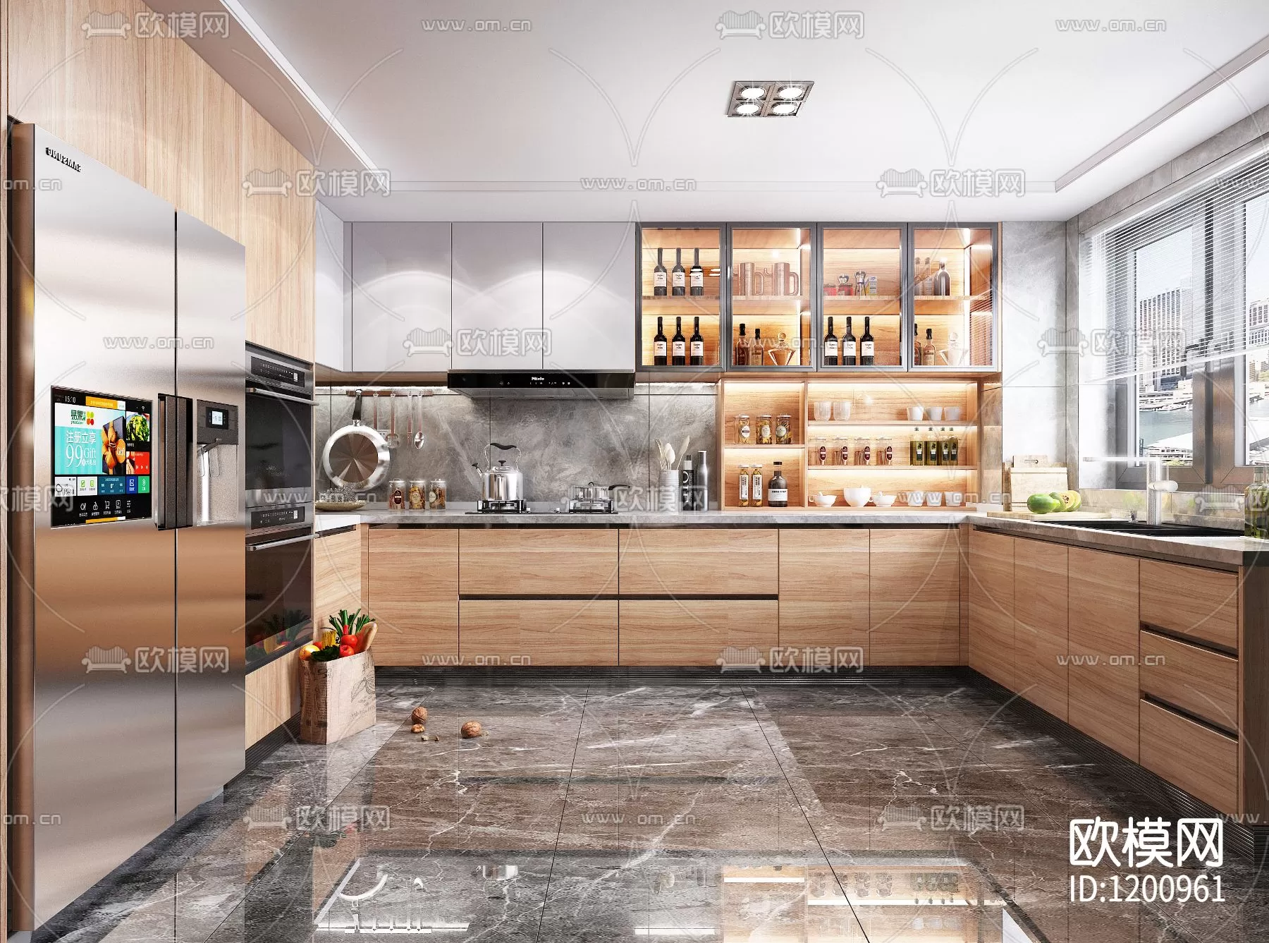 Kitchen 3D Scenes – 0552
