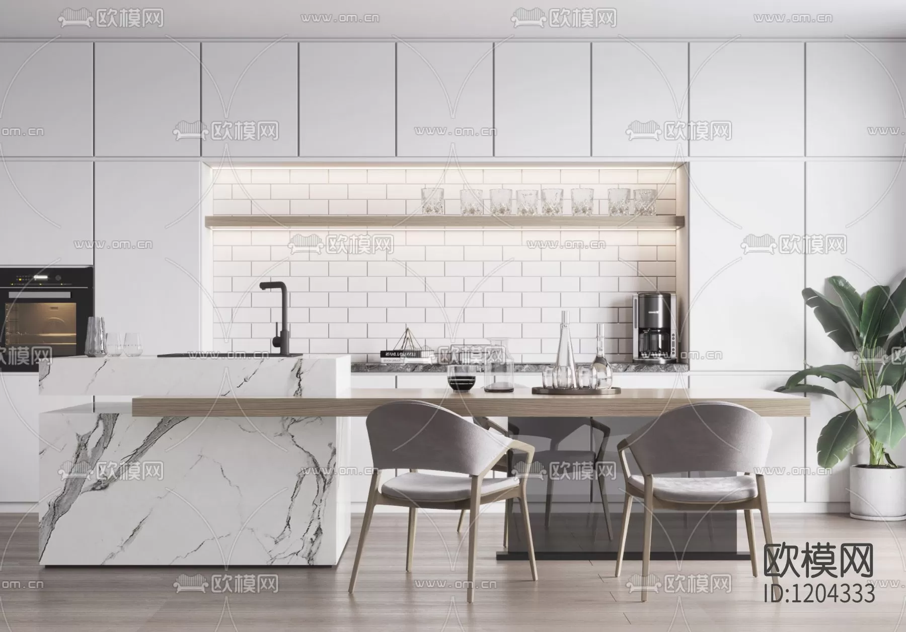 Kitchen 3D Scenes – 0554