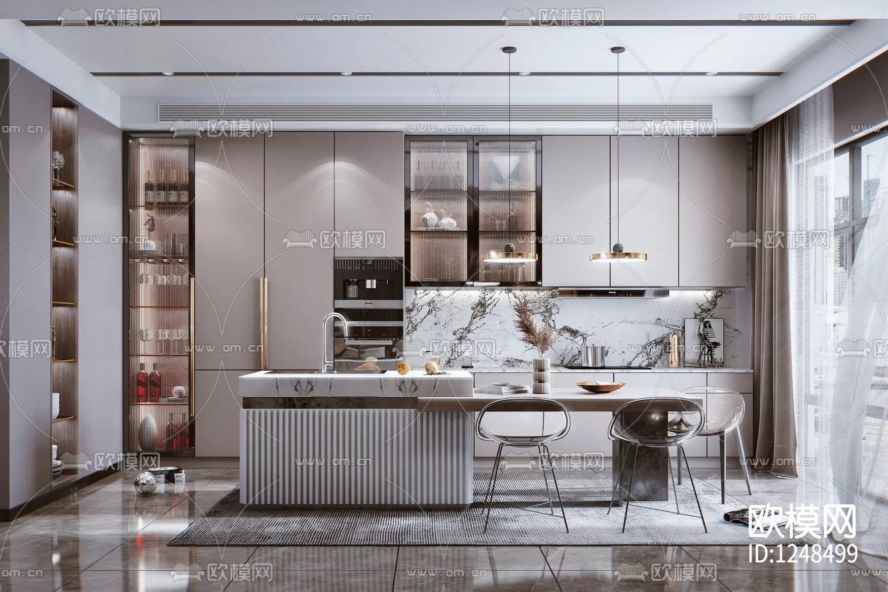 Kitchen 3D Scenes – 0562