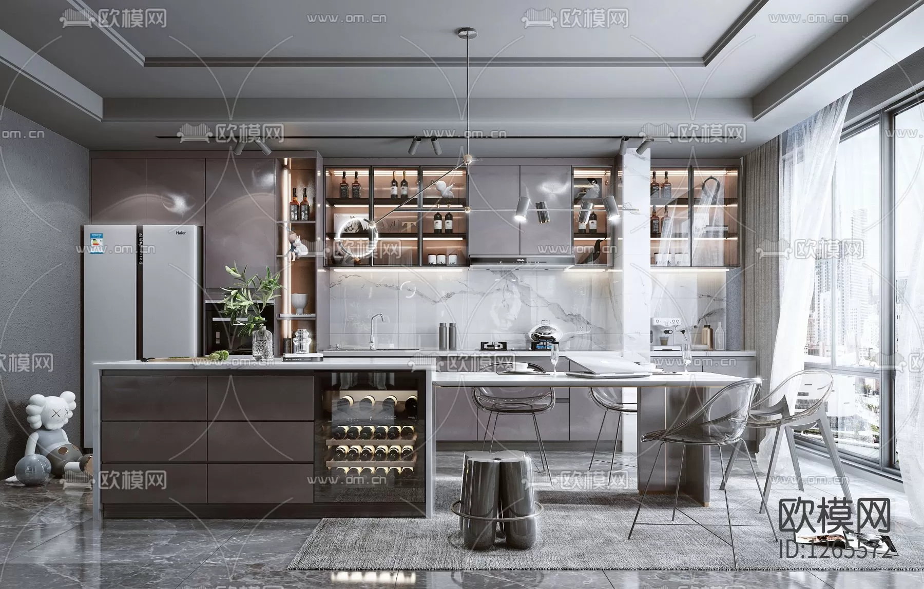 Kitchen 3D Scenes – 0563