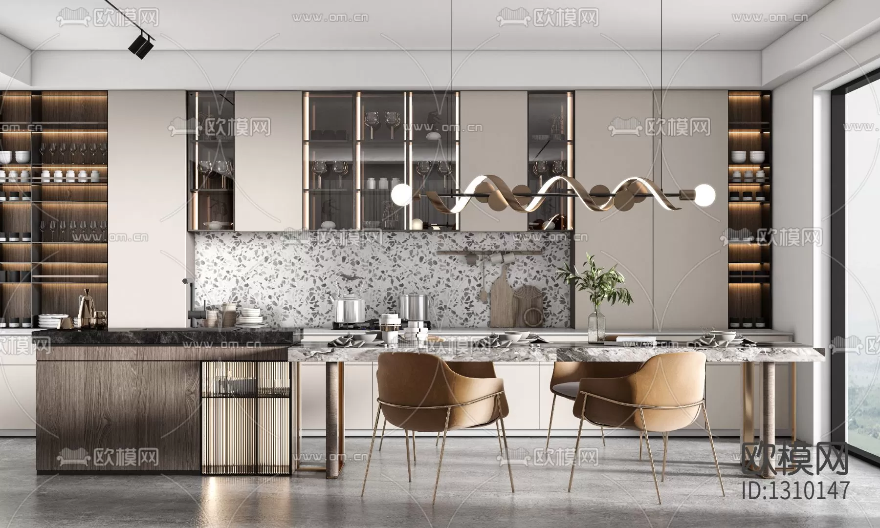 Kitchen 3D Scenes – 0566