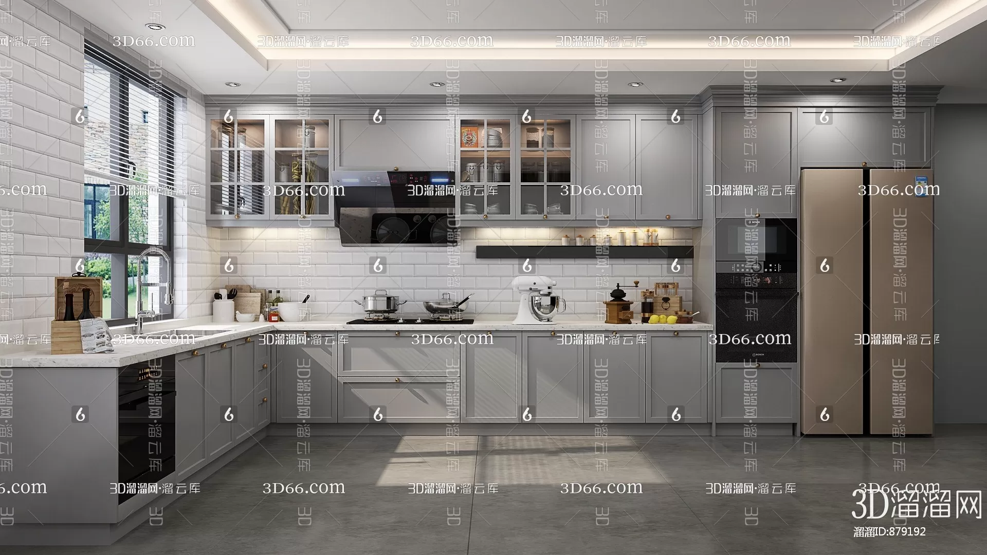 Kitchen 3D Scenes – 0572