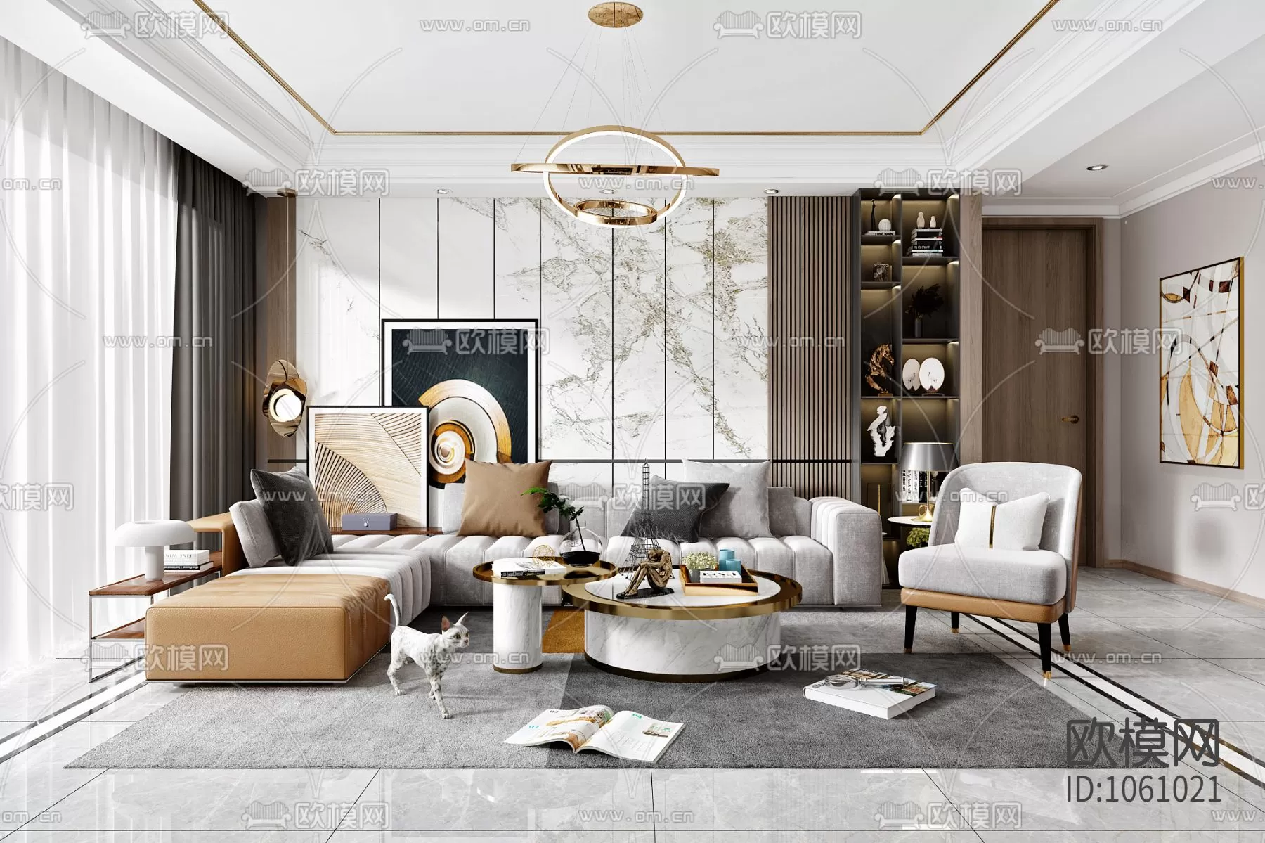 Living Room 3D Scenes – 0579 Living Room 3D Scenes – 0579