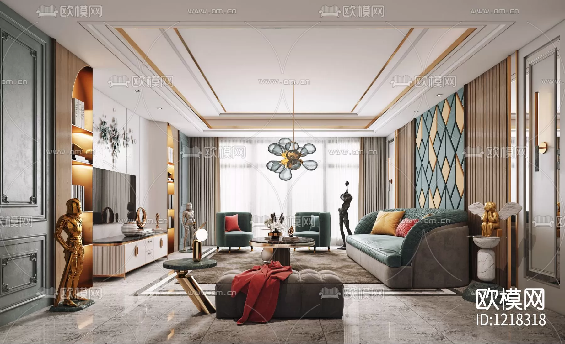 Living Room 3D Scenes – 0587 Living Room 3D Scenes – 0587