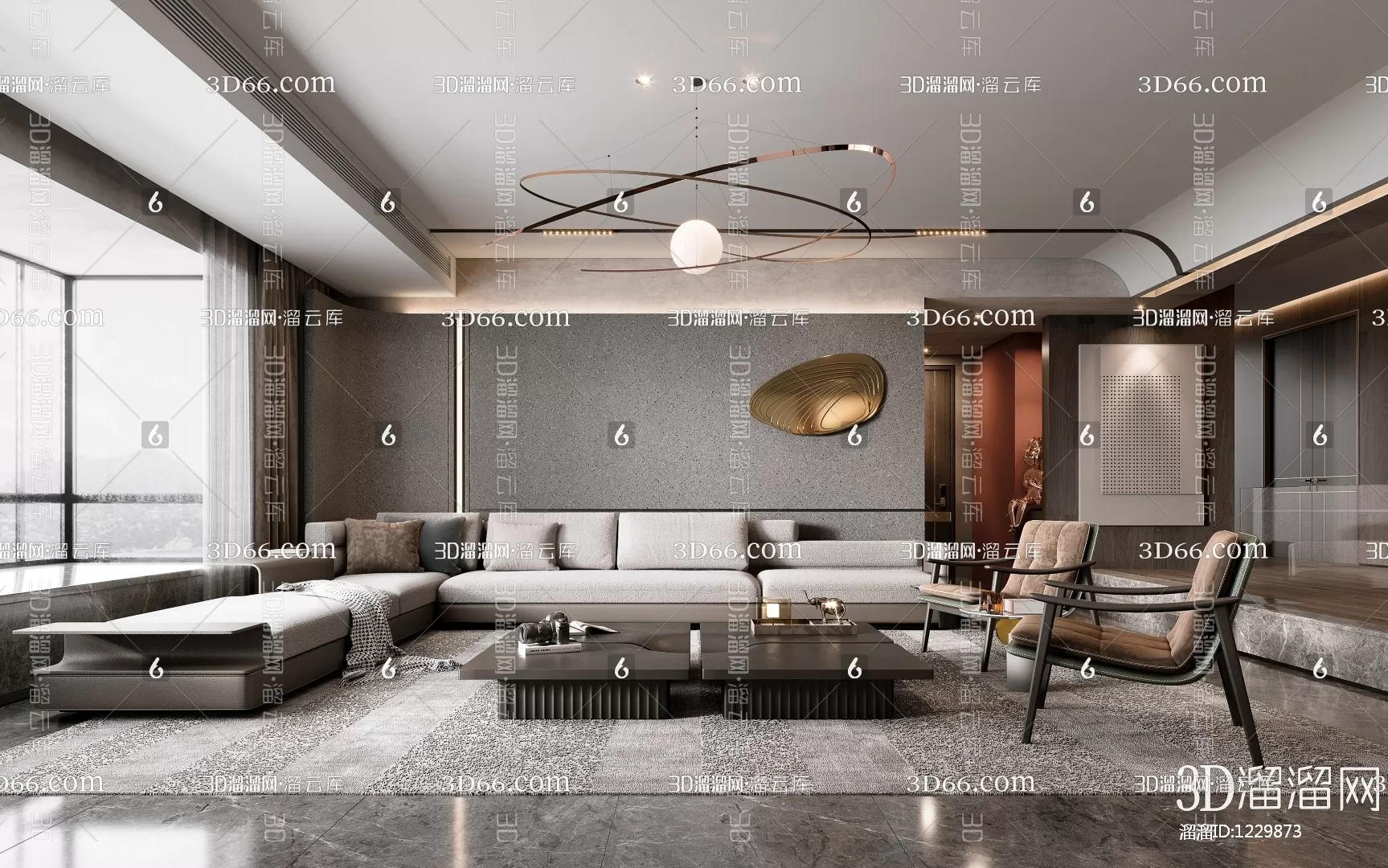 Living Room 3D Scenes – 0589 Living Room 3D Scenes – 0589