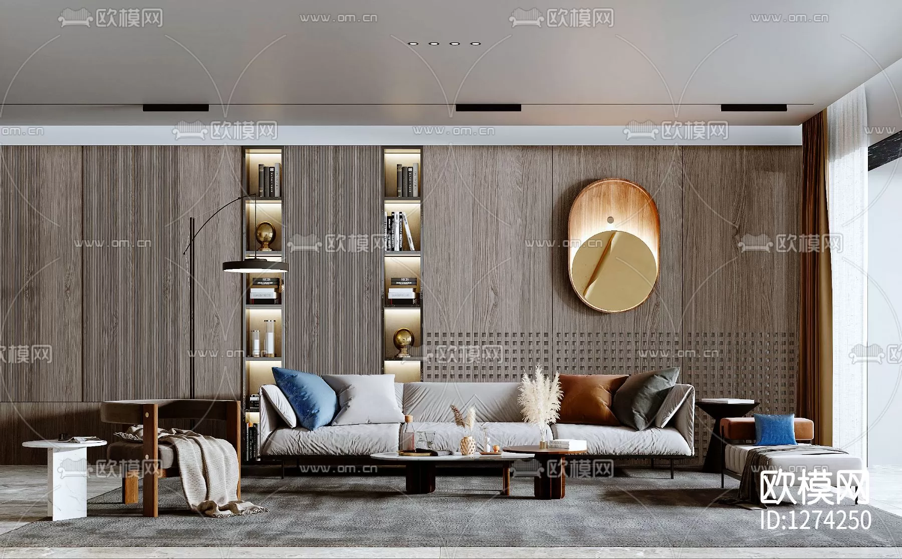 Living Room 3D Scenes – 0590 Living Room 3D Scenes – 0590