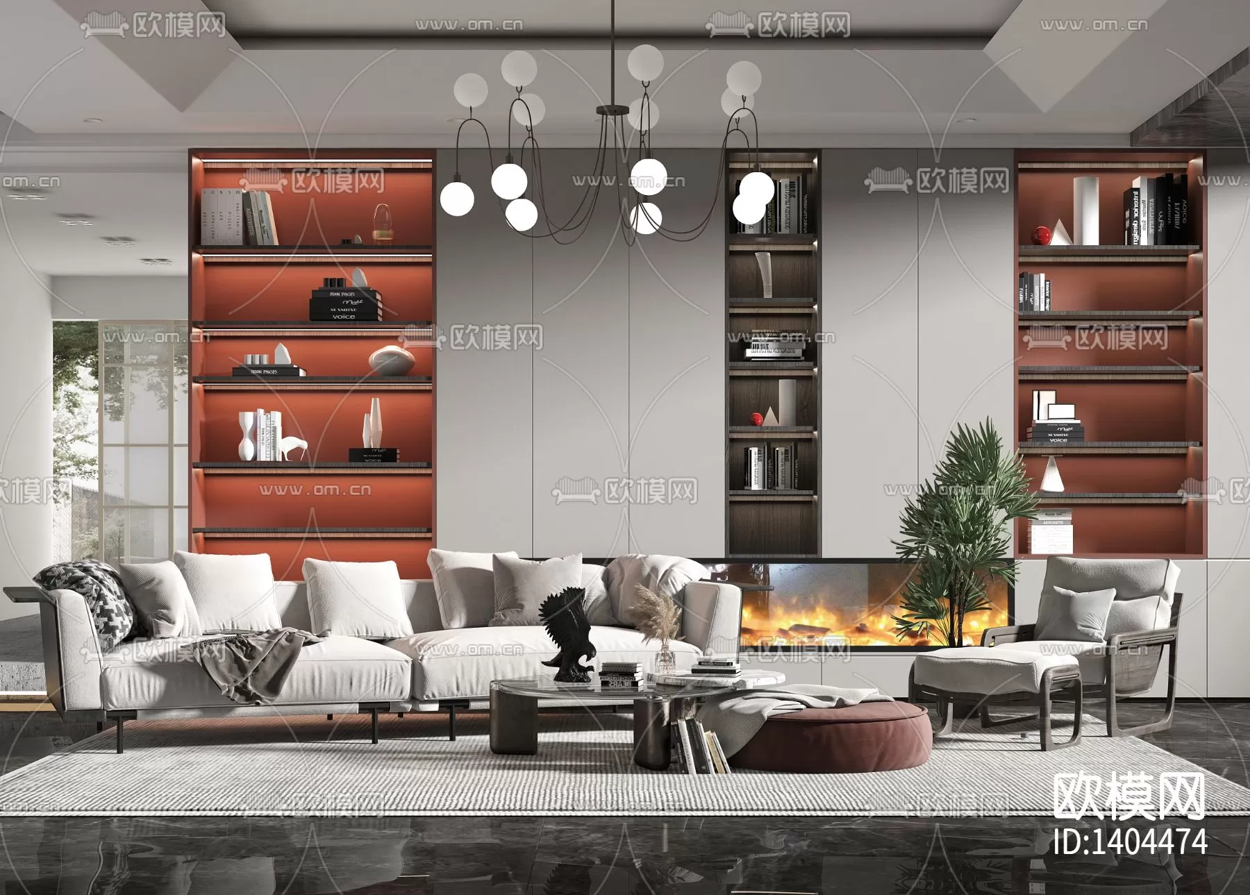 Living Room 3D Scenes – 0607 Living Room 3D Scenes – 0607