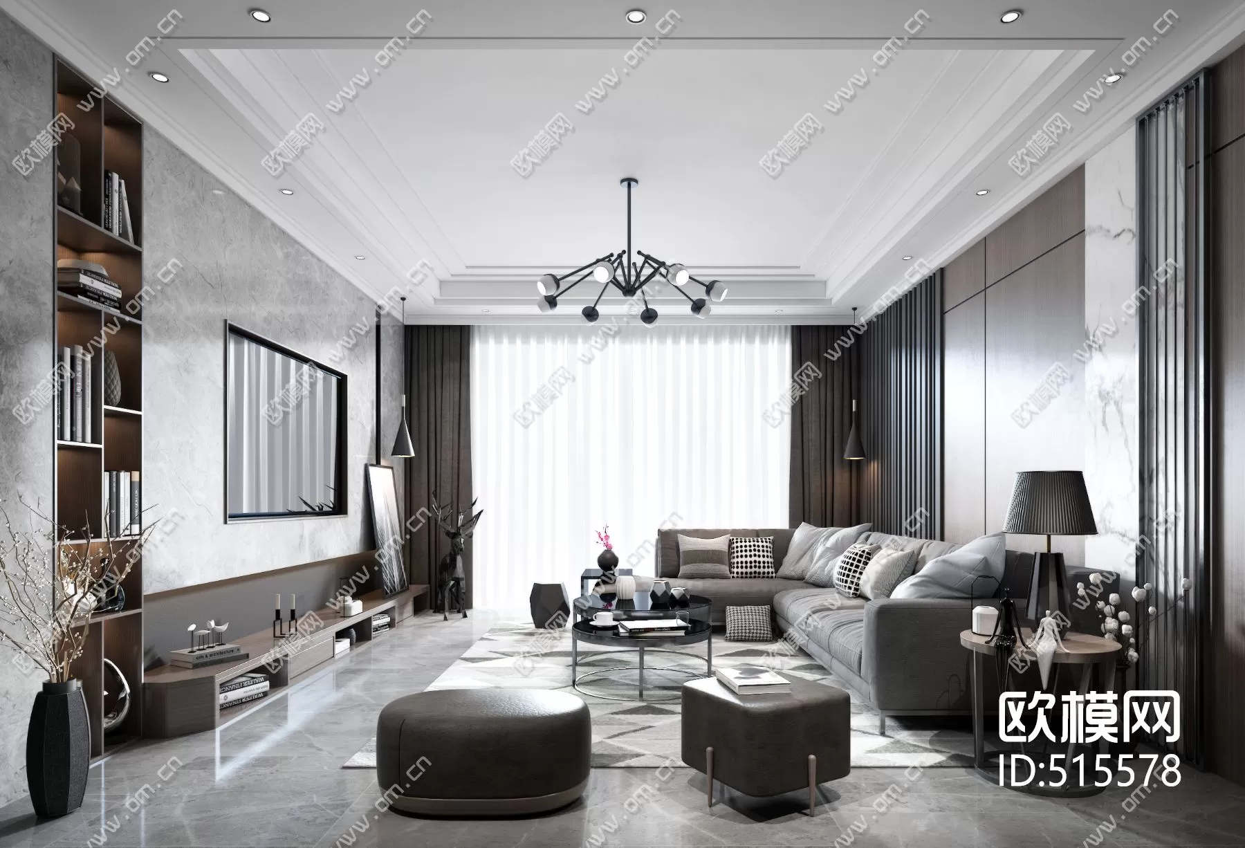 Living Room 3D Scenes – 0612 Living Room 3D Scenes – 0612