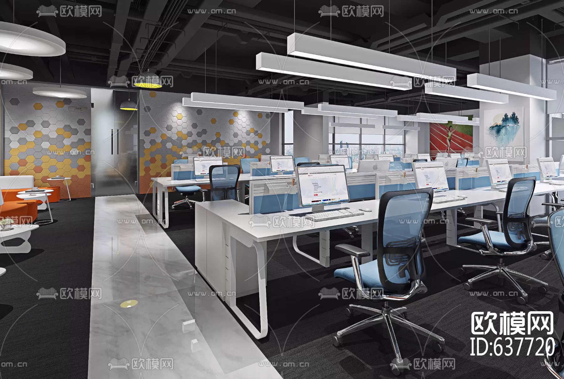 Office 3D Scenes – 0624 Office 3D Scenes – 0624