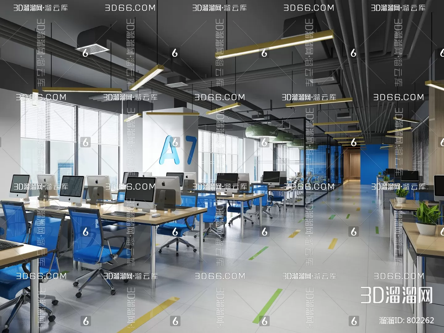 Office 3D Scenes – 0632 Office 3D Scenes – 0632