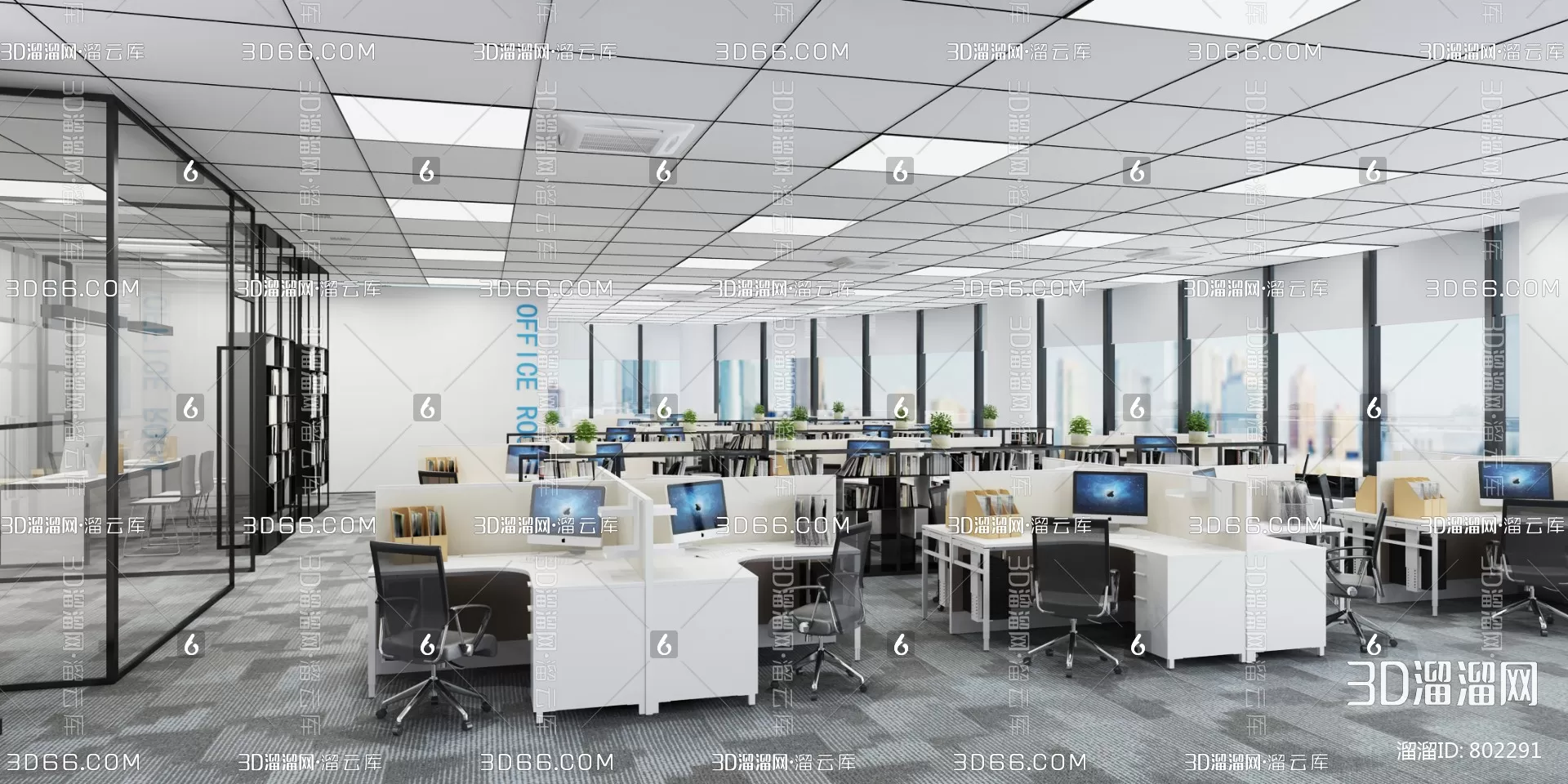 Office 3D Scenes – 0633 Office 3D Scenes – 0633