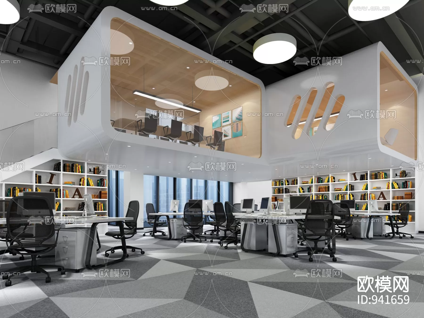 Office 3D Scenes – 0644 Office 3D Scenes – 0644