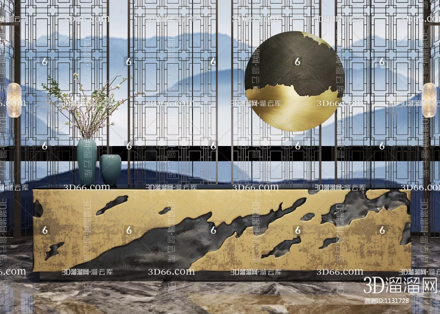 Reception 3D Scenes – 0674