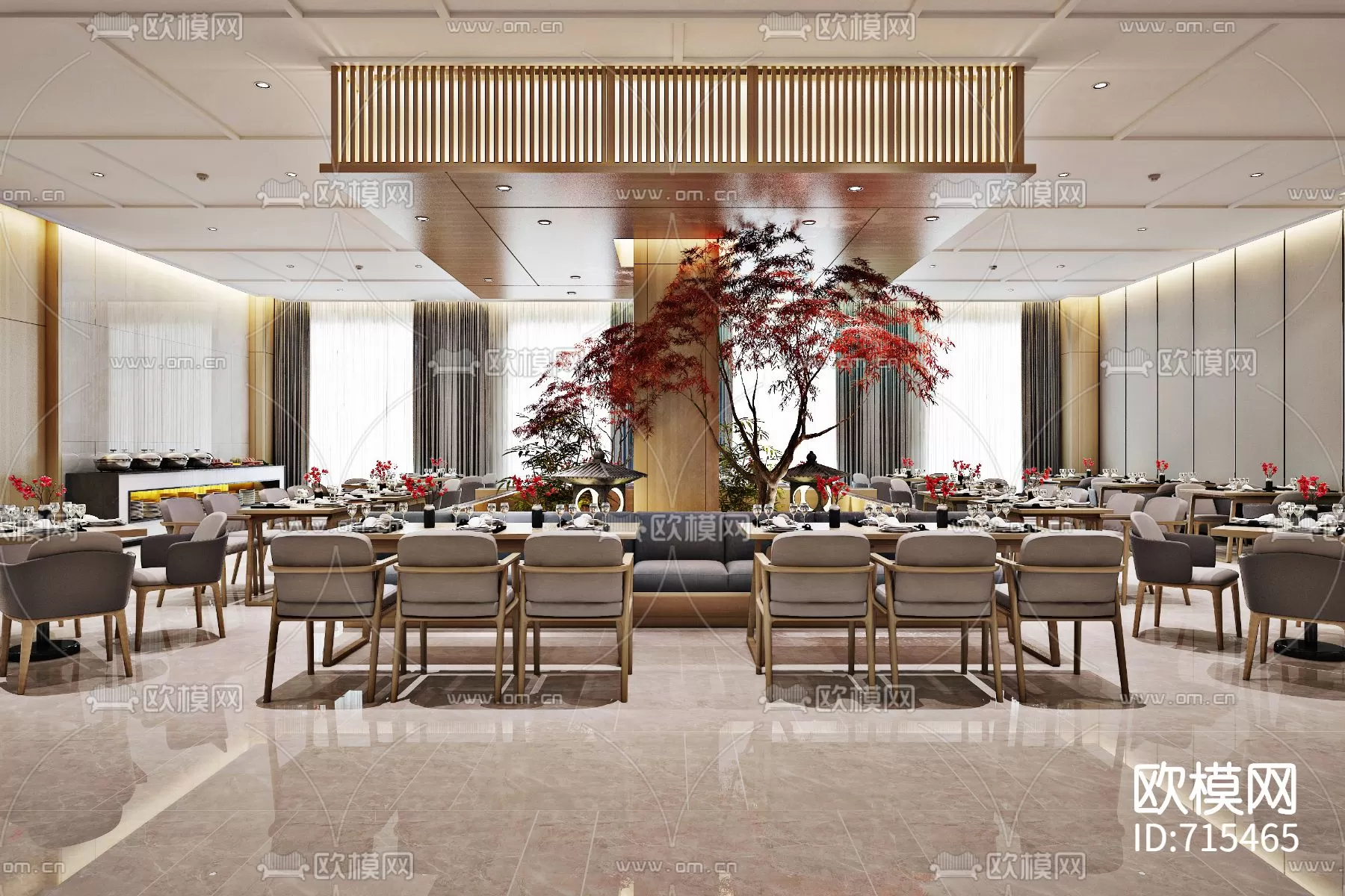 Restaurant 3D Scenes – 0715