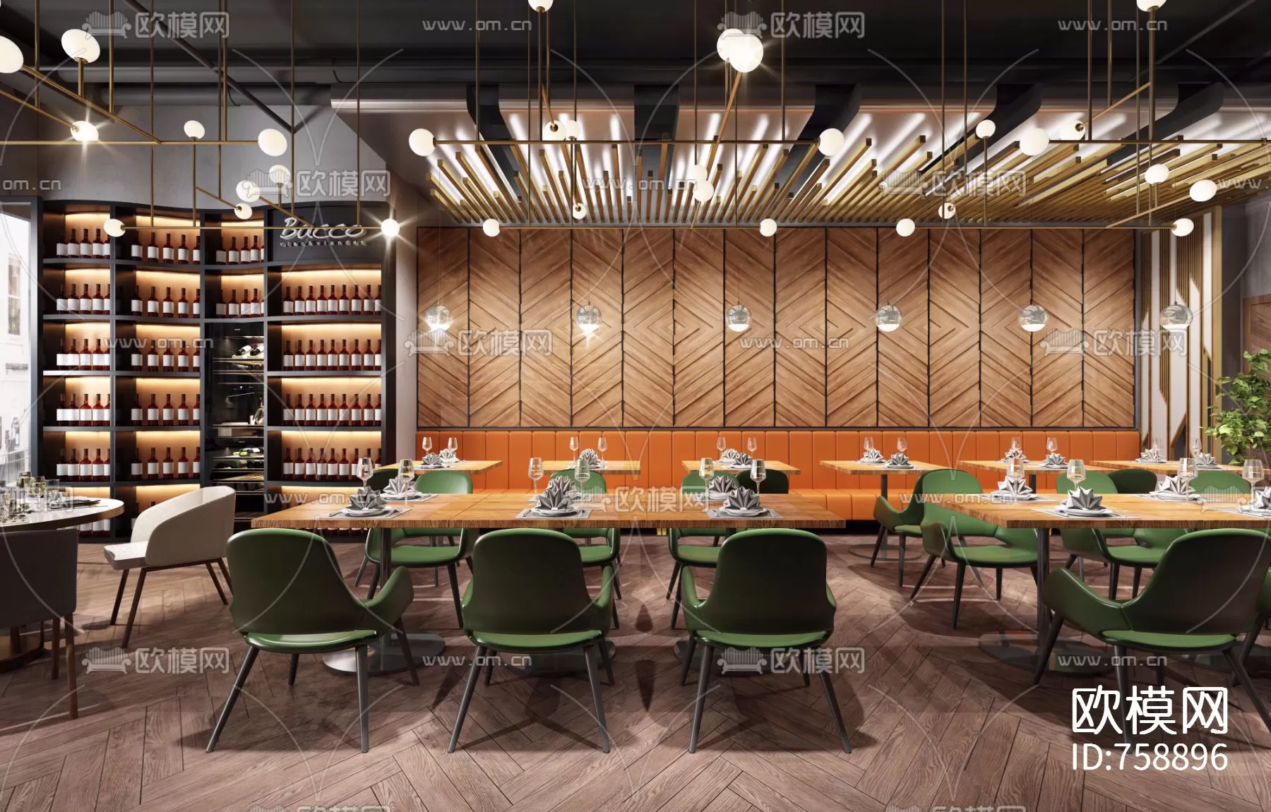 Restaurant 3D Scenes – 0717