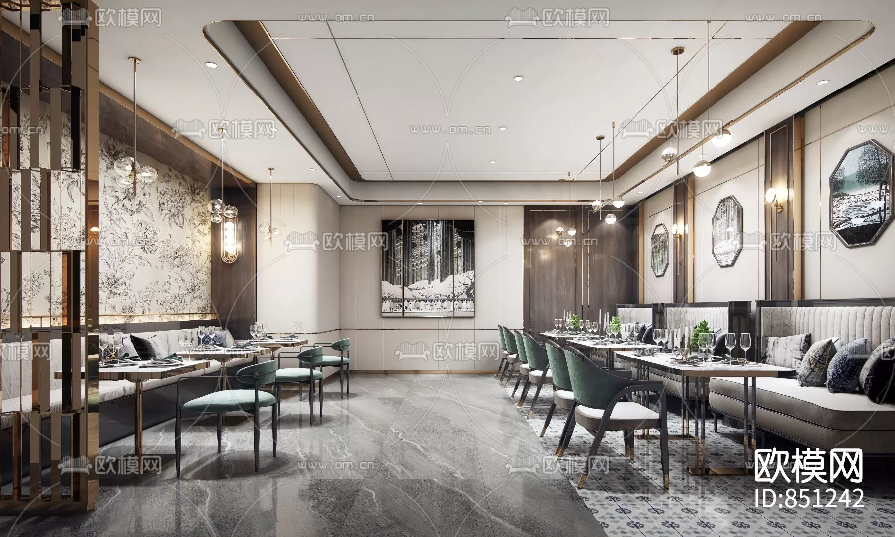 Restaurant 3D Scenes – 0721