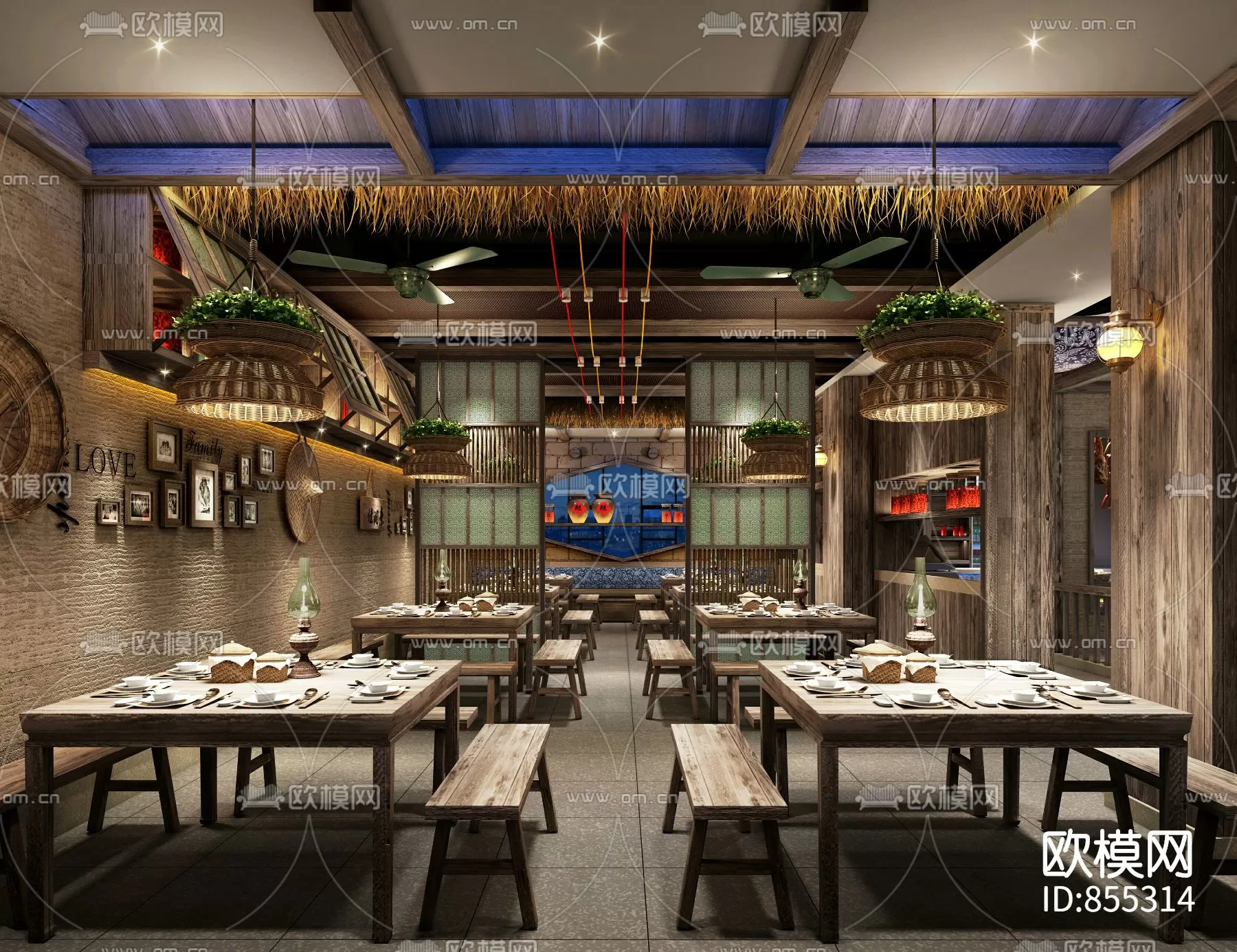 Restaurant 3D Scenes – 0733