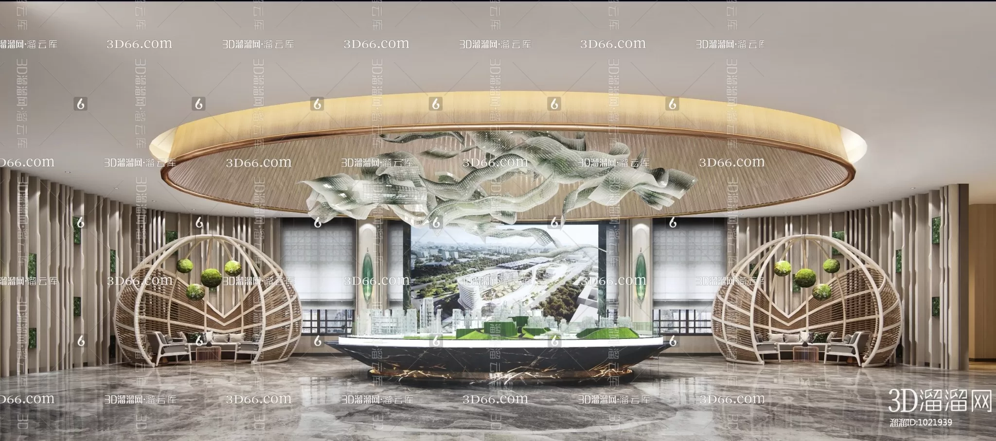 Sale Office 3D Scenes – 0746