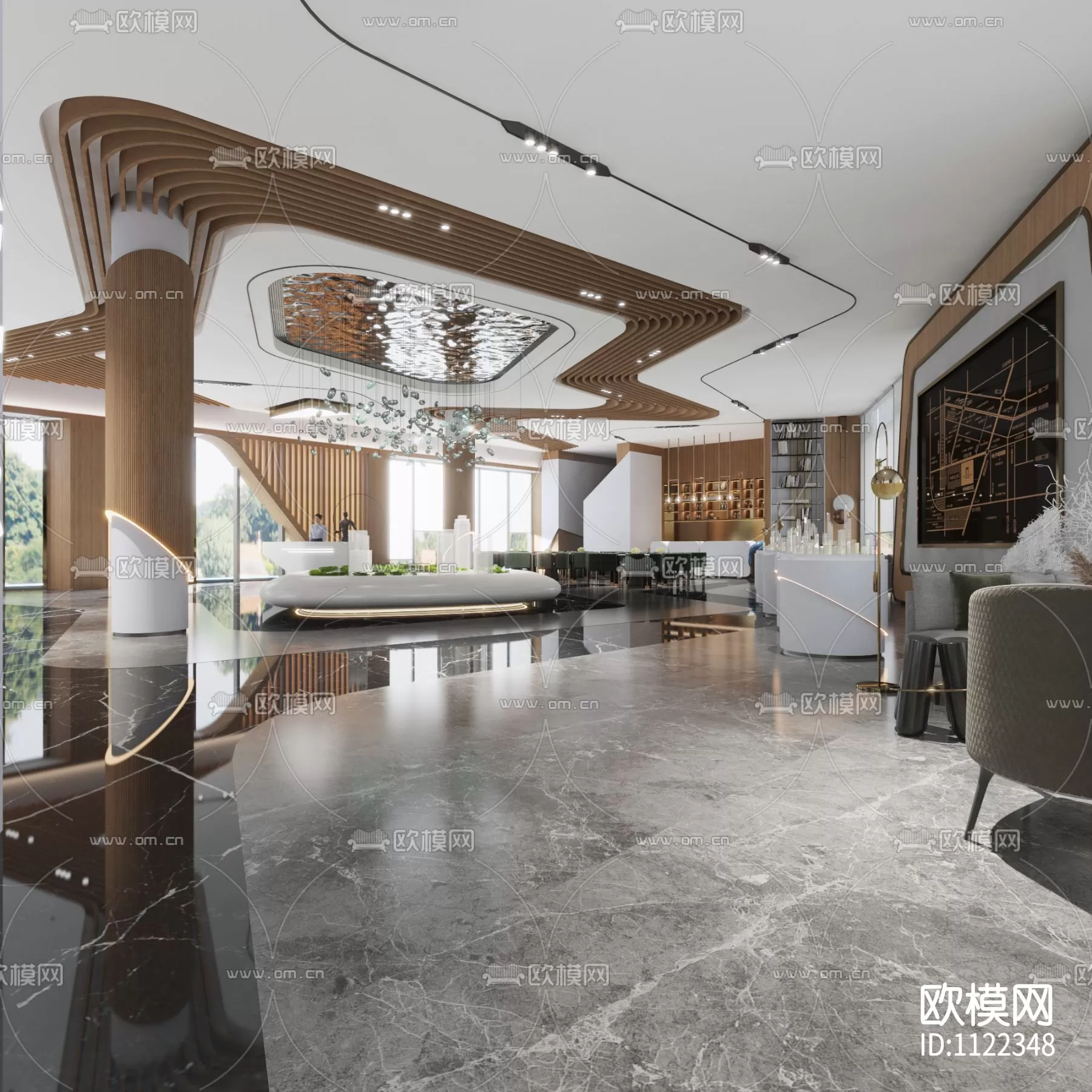 Sale Office 3D Scenes – 0754