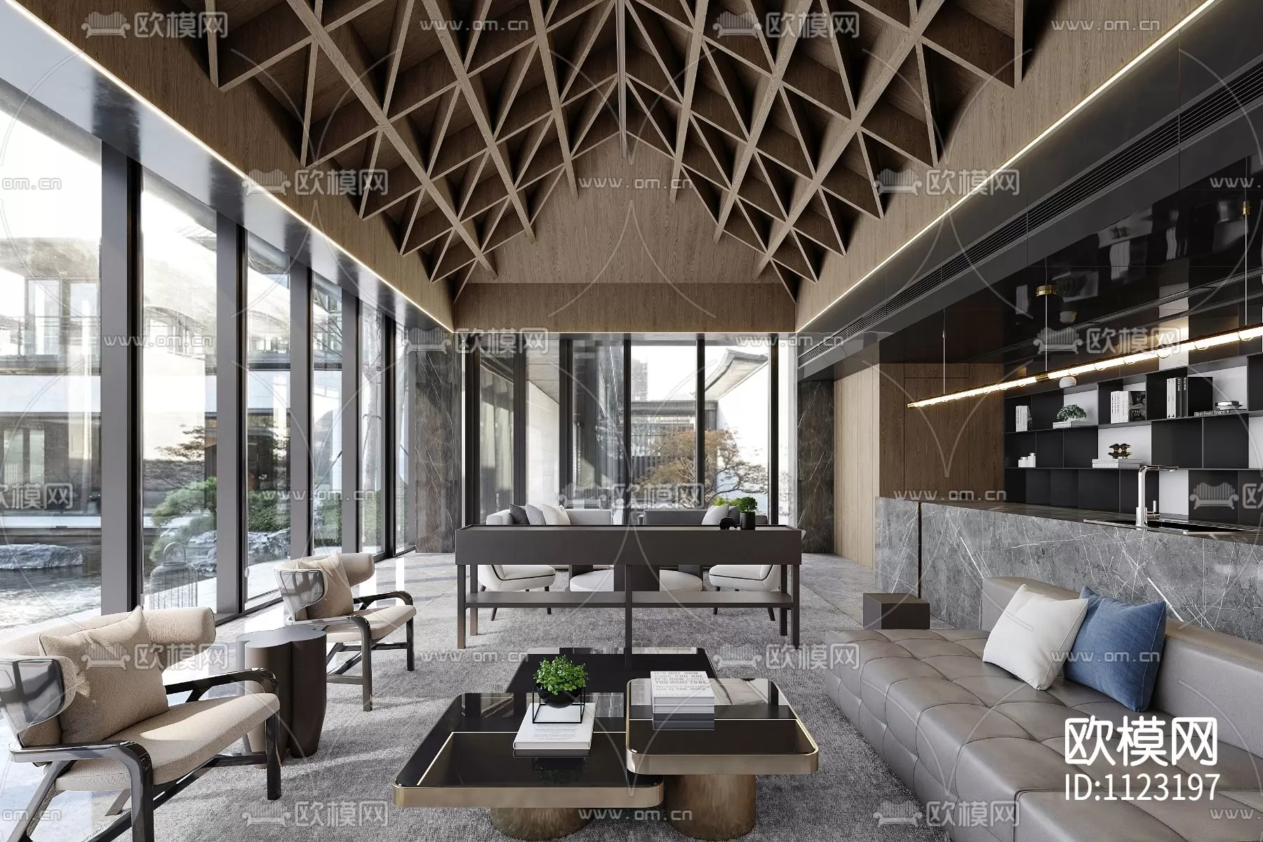 Sale Office 3D Scenes – 0755