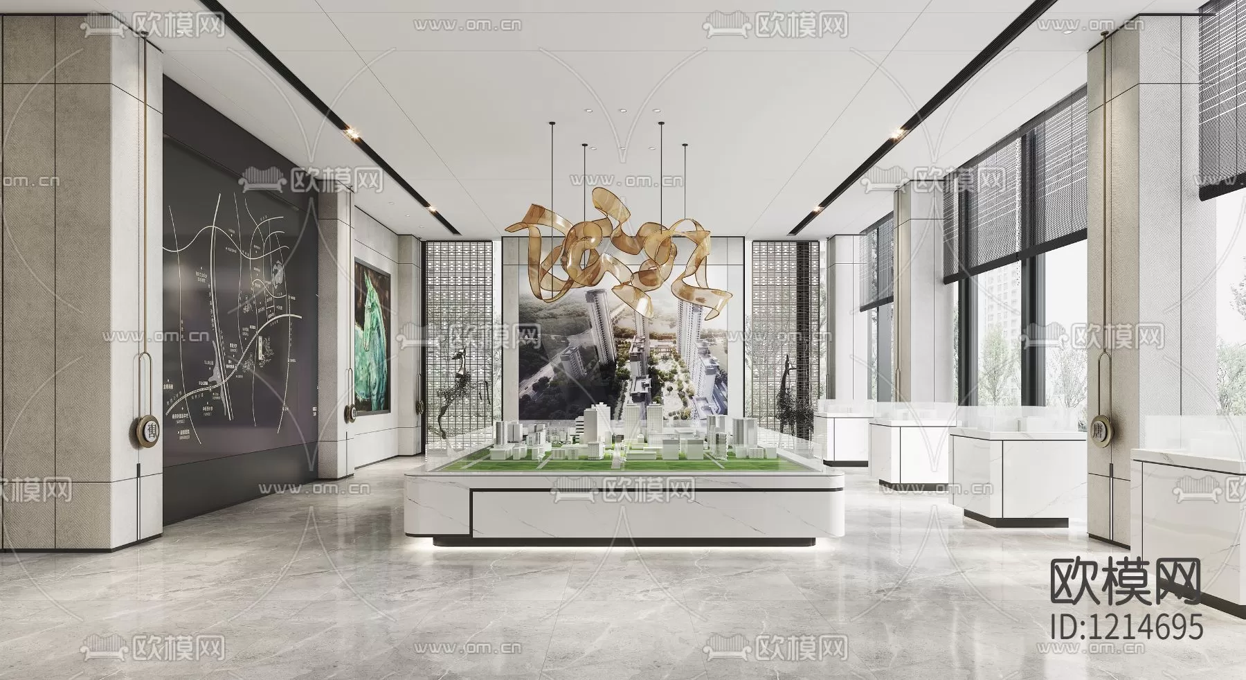 Sale Office 3D Scenes – 0772