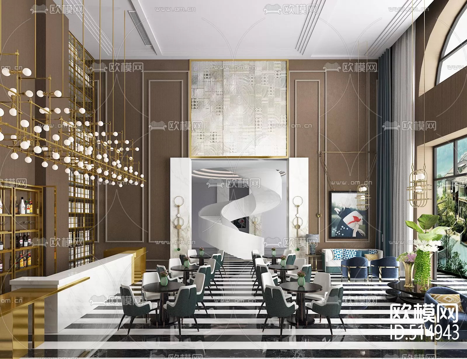 Sale Office 3D Scenes – 0780