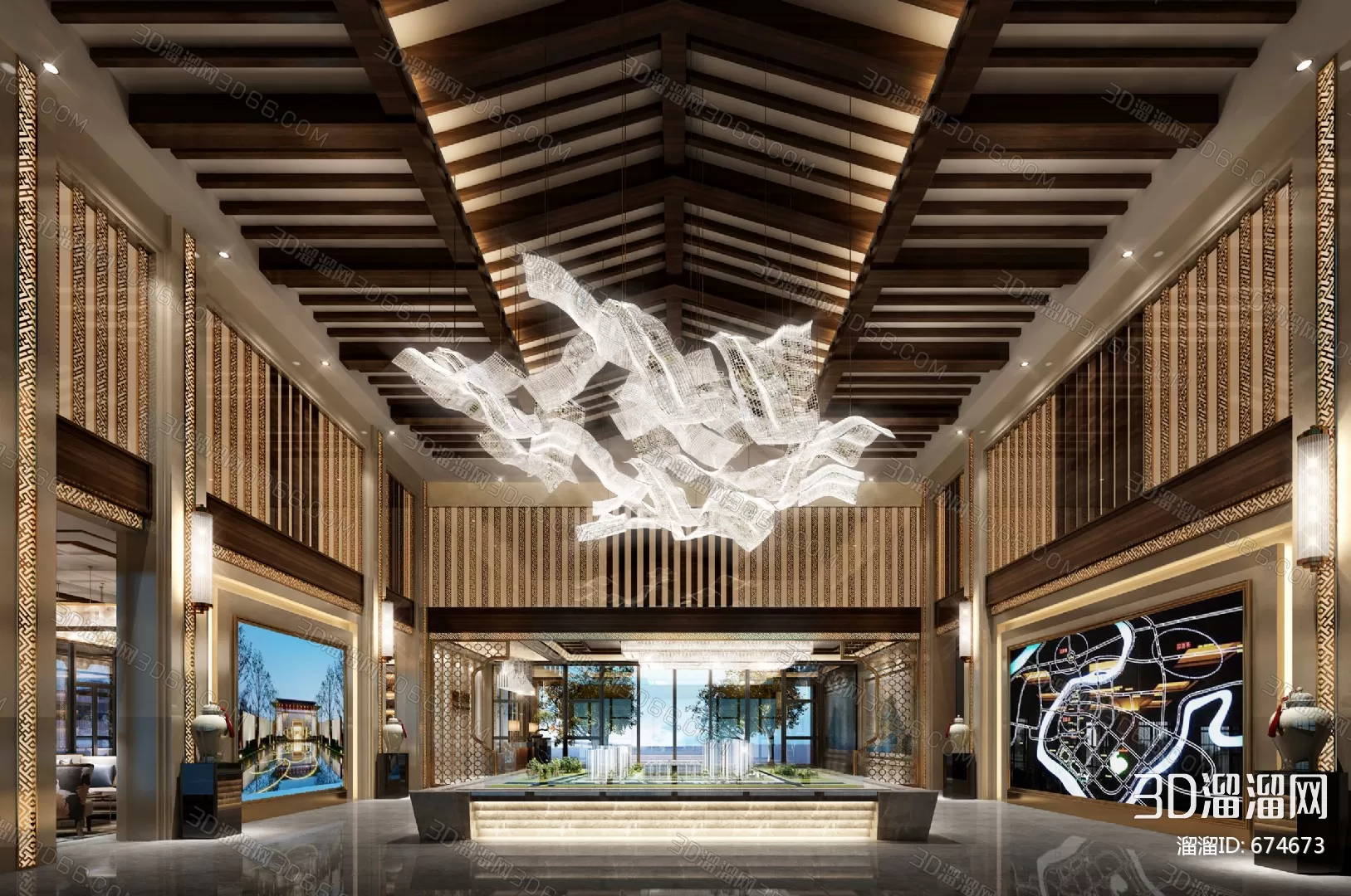 Sale Office 3D Scenes – 0781