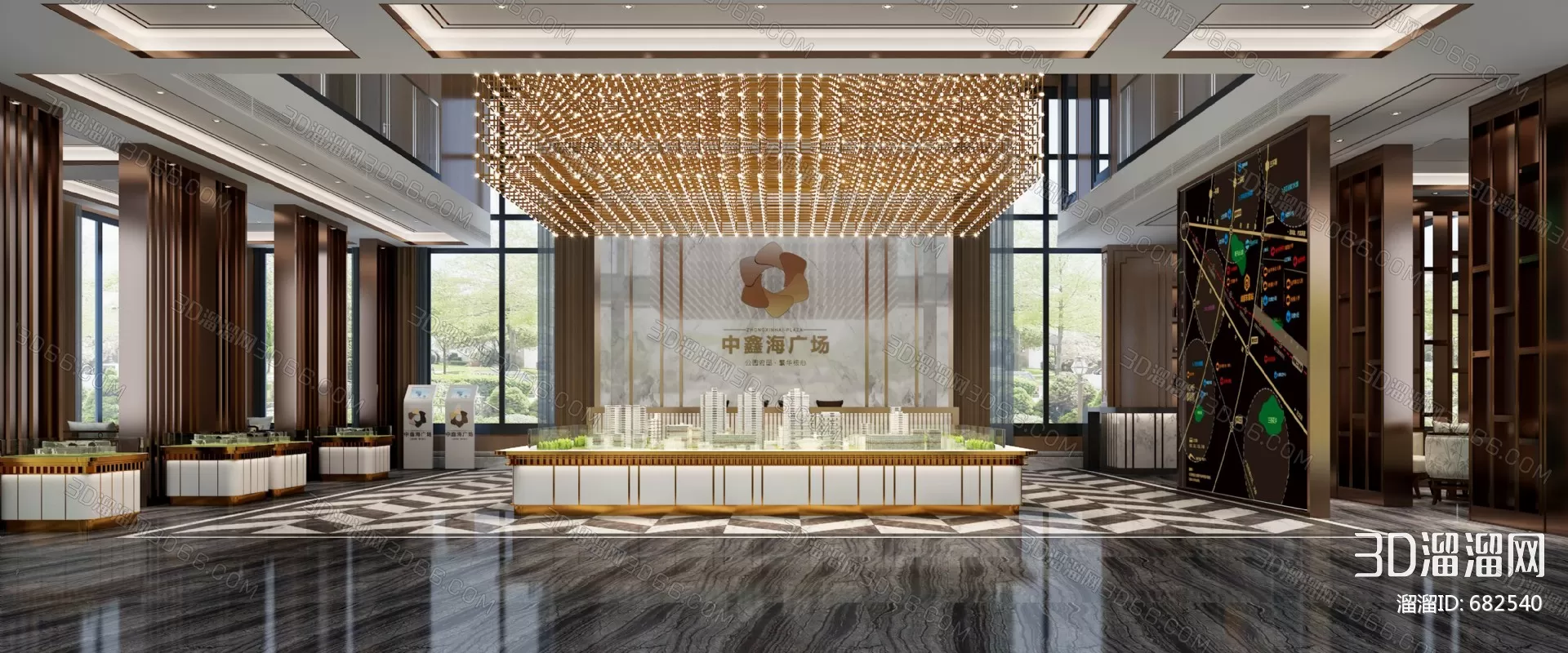 Sale Office 3D Scenes – 0782