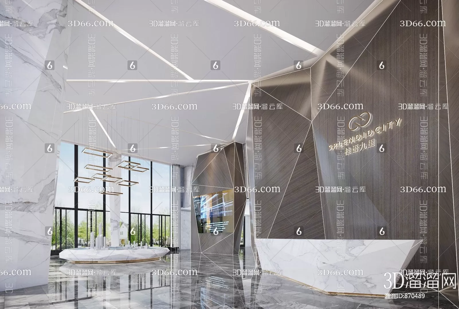 Sale Office 3D Scenes – 0784