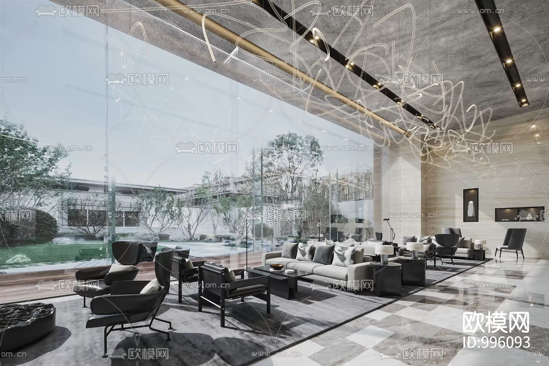 Sale Office 3D Scenes – 0786