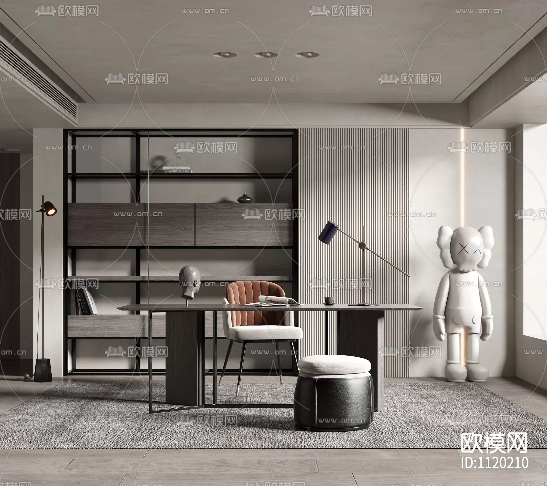 Study Room 3D Scenes – 0796
