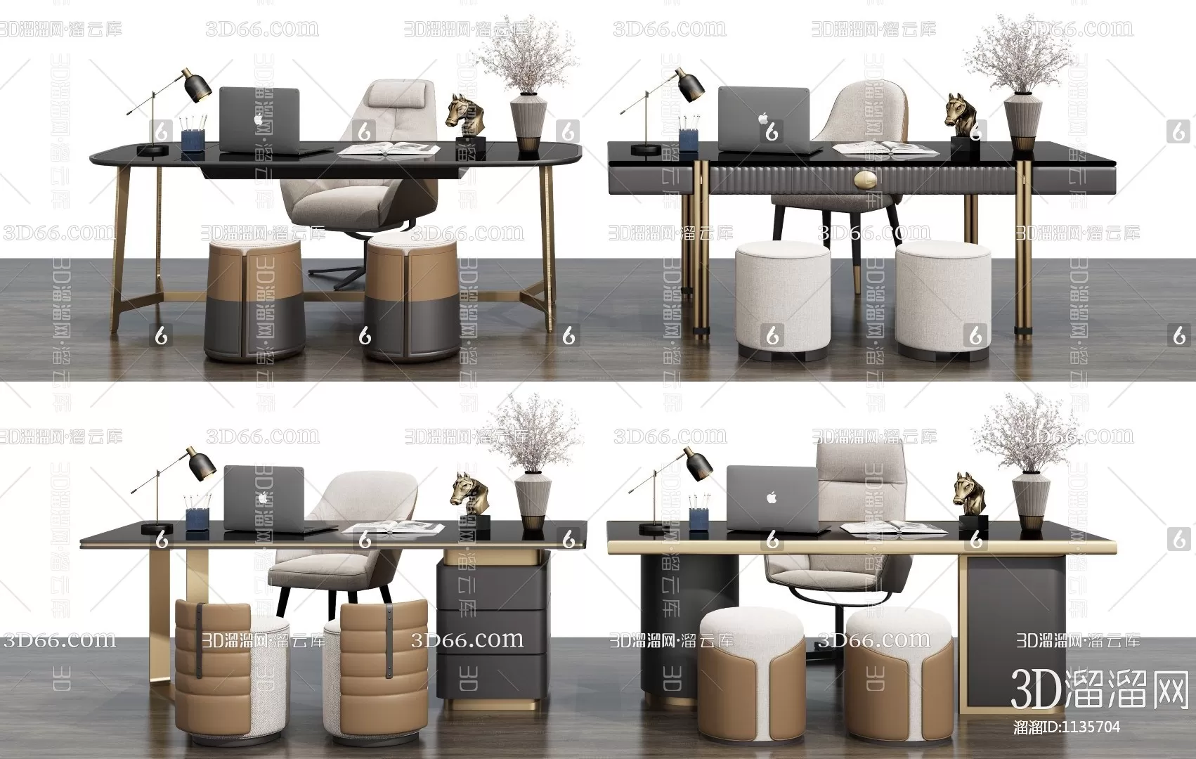 Study Room 3D Scenes – 0797