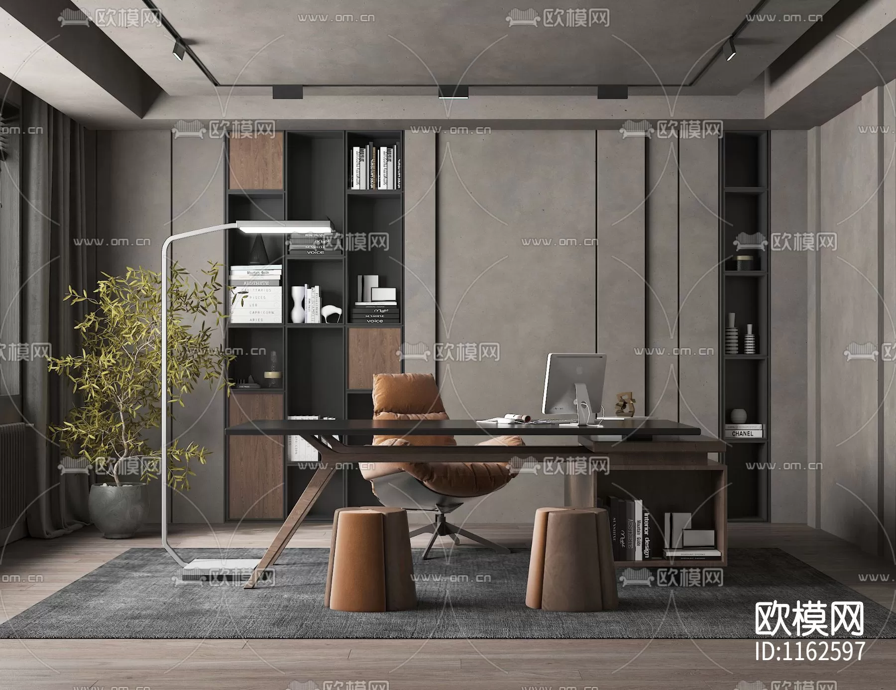 Study Room 3D Scenes – 0798