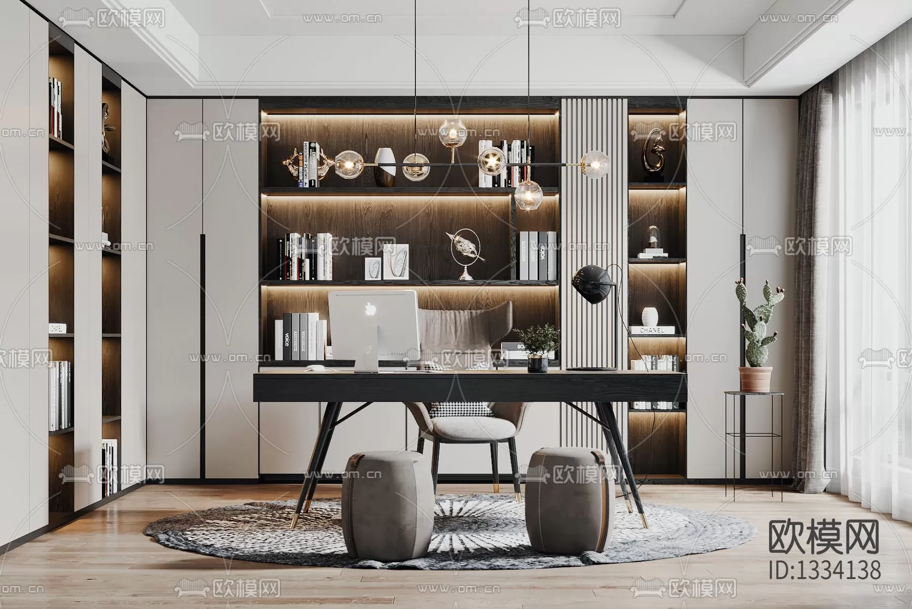 Study Room 3D Scenes – 0820