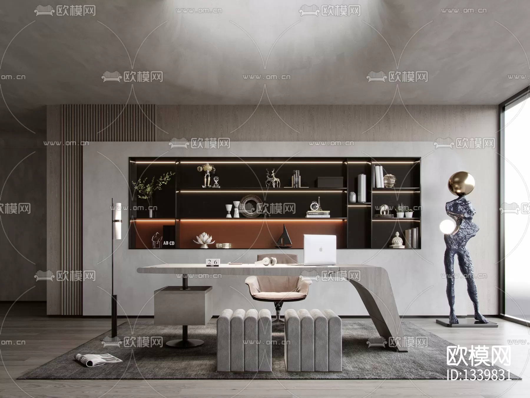 Study Room 3D Scenes – 0822