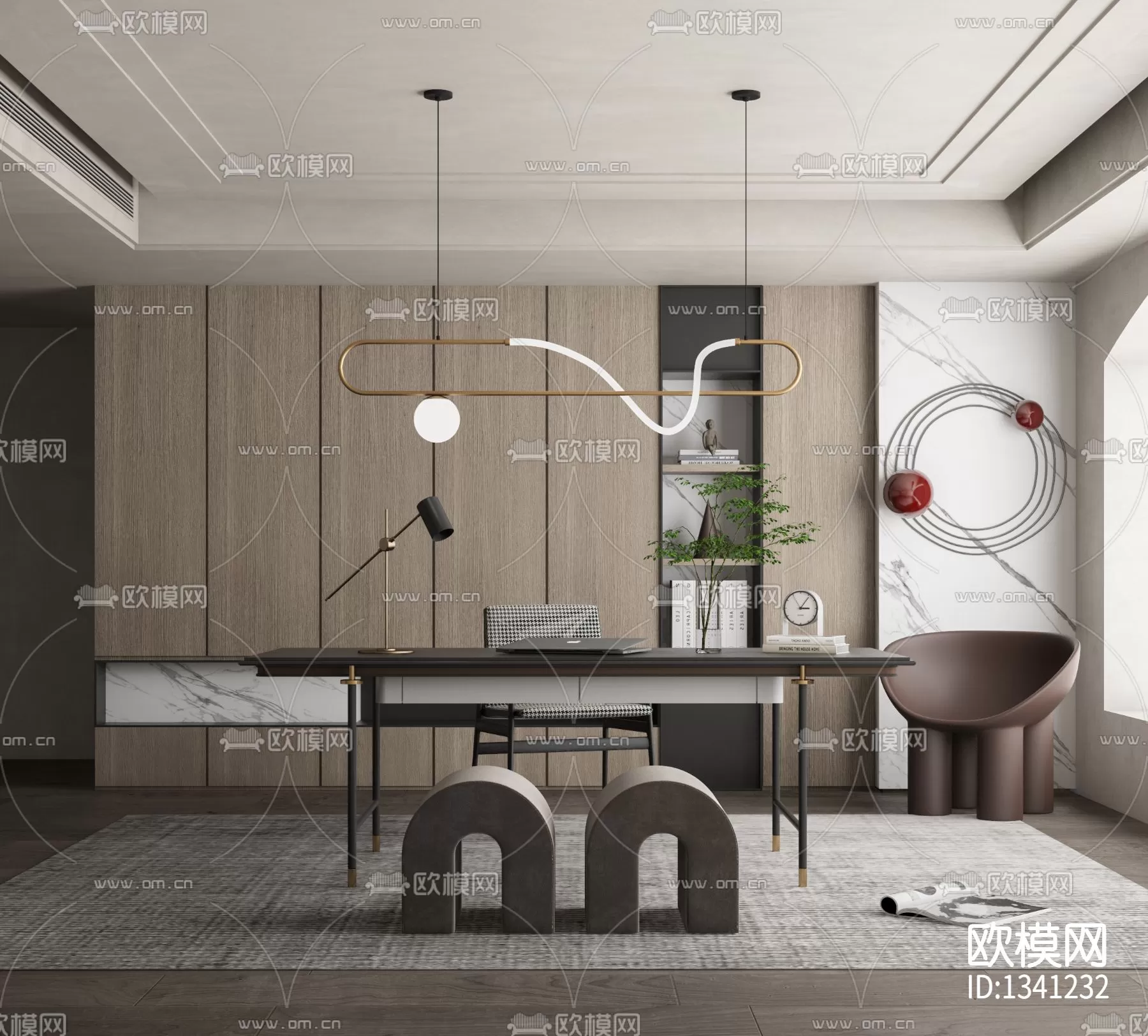 Study Room 3D Scenes – 0824