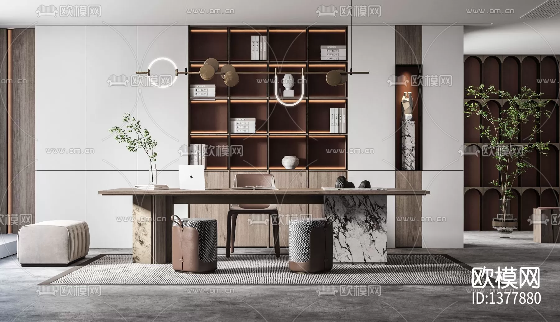 Study Room 3D Scenes – 0828