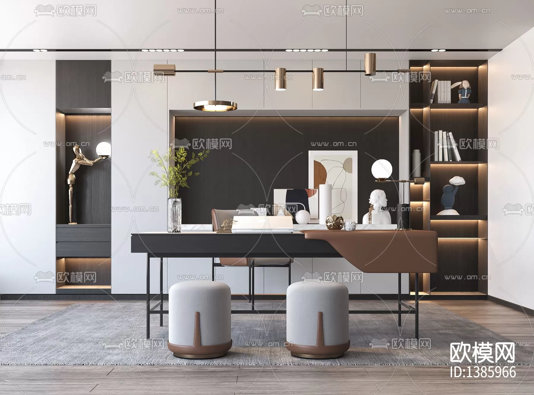 Study Room 3D Scenes – 0831