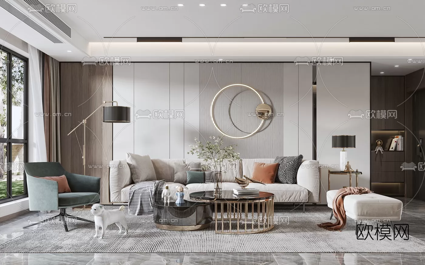 Living Room 3D Scenes – 0877 Living Room 3D Scenes – 0877