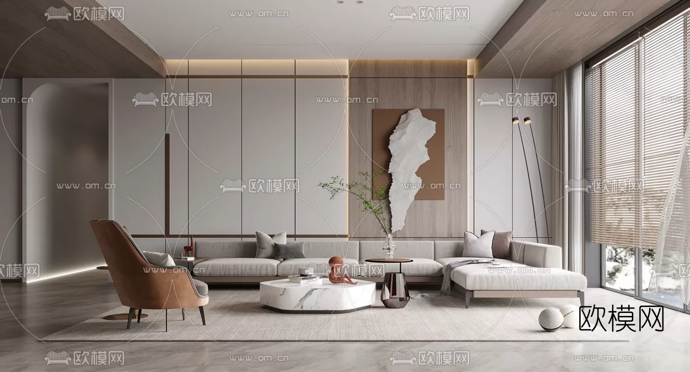 Living Room 3D Scenes – 0880 Living Room 3D Scenes – 0880